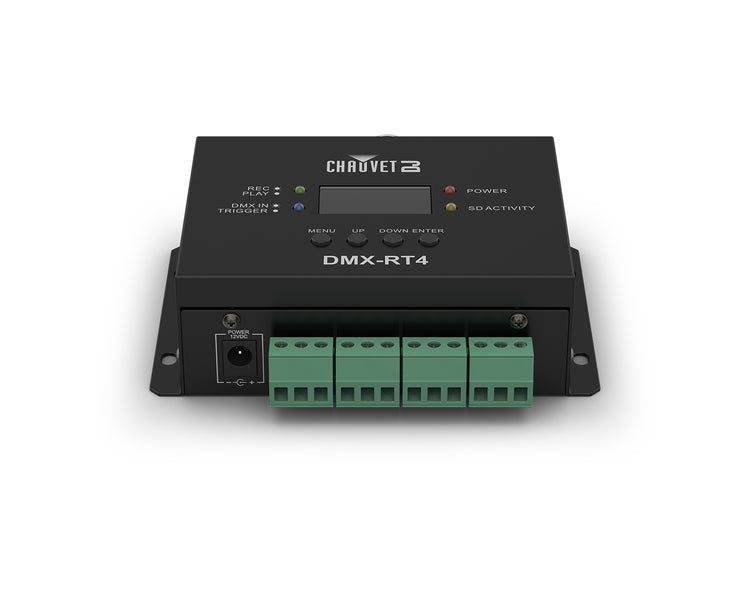 CHADMXRT4 - CHAUVET DJ DMX RT4 Recording and Playback Device with 4 x Triggers Image 2