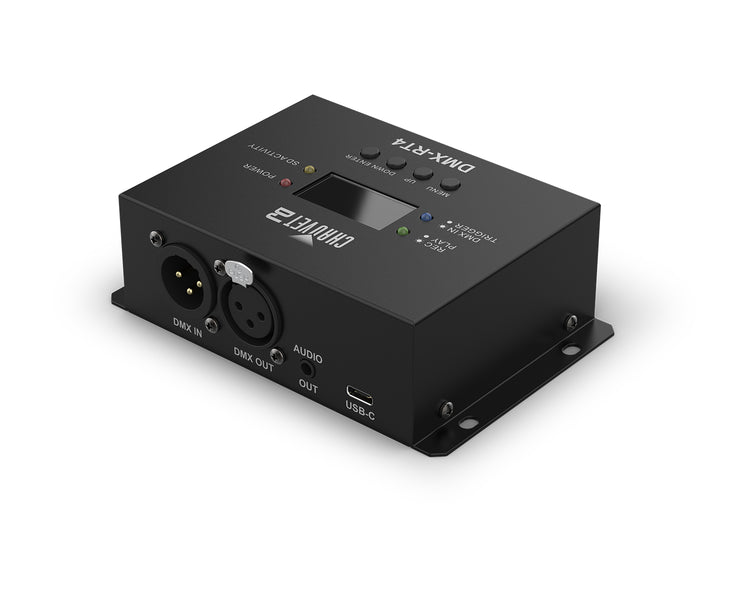 CHADMXRT4 - CHAUVET DJ DMX RT4 Recording and Playback Device with 4 x Triggers Image 3