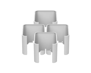 CHAFP9SX4 - CHAUVET DJ Freedom Par 9 Sleeve X4 Optional White Sleeves 4 Pack (for Q9 or H9) Image 1