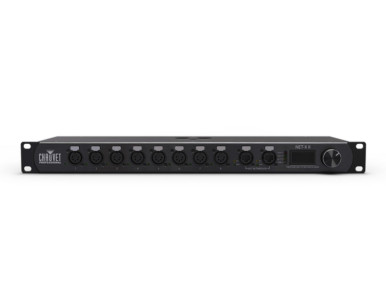 CHANETXII - CHAUVET Professional NET XII ARTnet or DMX 8 Way Opto Isolated Splitter or Converter 1U Image 1