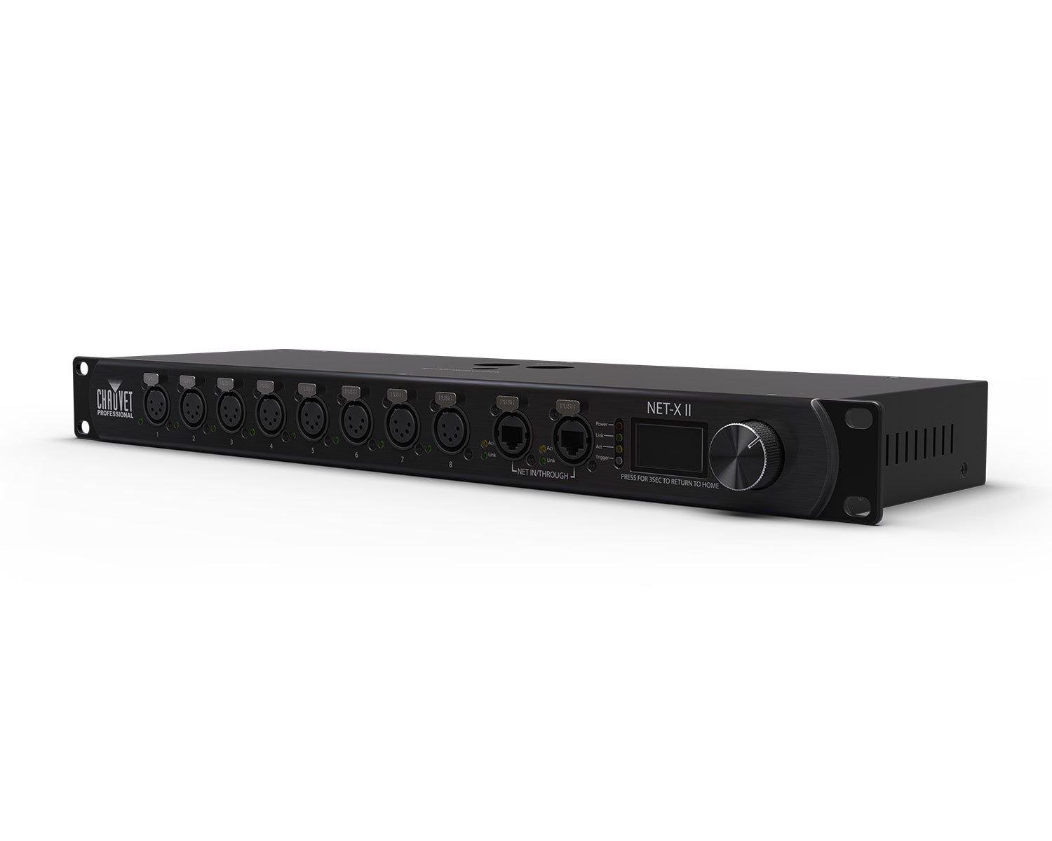 CHANETXII - CHAUVET Professional NET XII ARTnet or DMX 8 Way Opto Isolated Splitter or Converter 1U Image 2