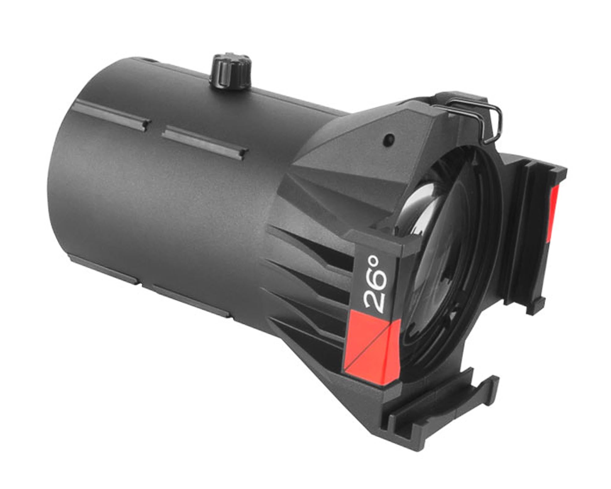 CHAOEHDB26 - CHAUVET Professional OHDLENS26 Ovation Ellipsoidal 26degree HD Lens Tube Black Image 1