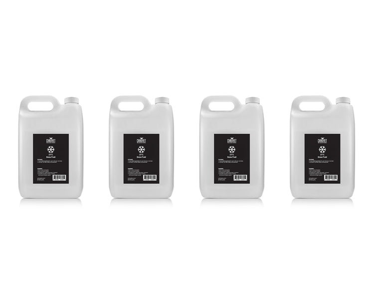 CHASFL5X4 - CHAUVET DJ SFL5 BOX 4 x 5 Litre Water Based Snow Fluid Image 1