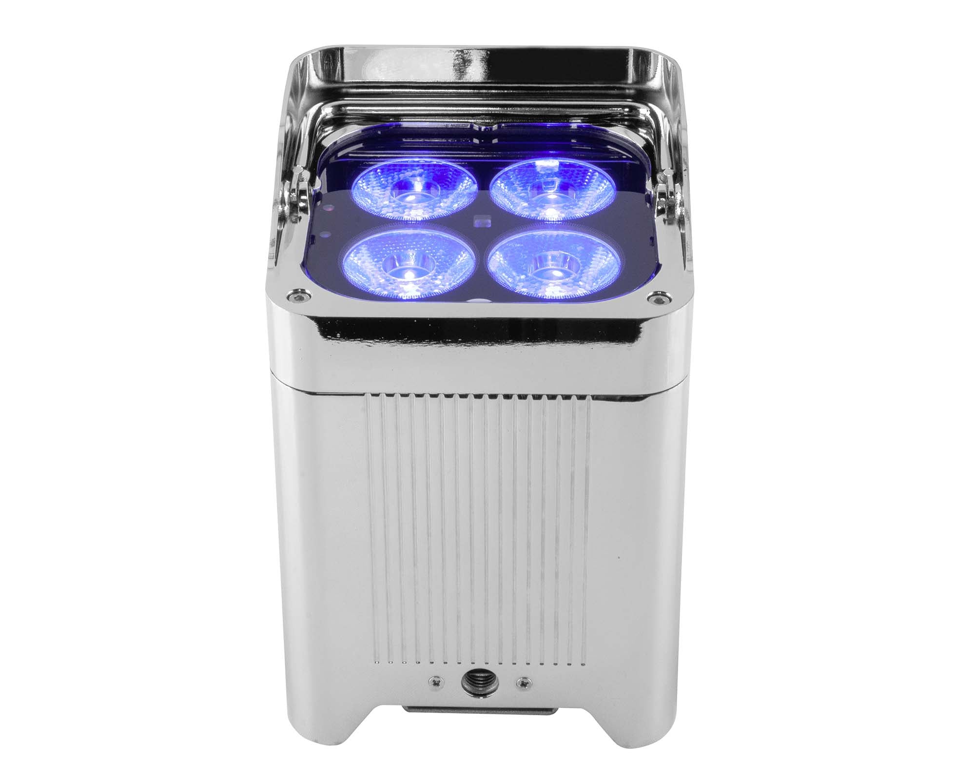 CHAWELLFIT - CHAUVET Professional WELL Fit DMX LED Uplighter 6x in Charging Flightcase Chrome IP65 Image 4