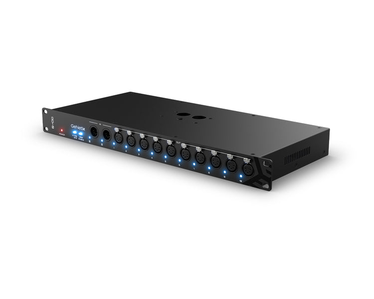 CHSGD10 - ChamSys GeNetix GD10 10 Port RDM DMX Splitter 2 DMX In or 10 DMX Out 1U Image 3