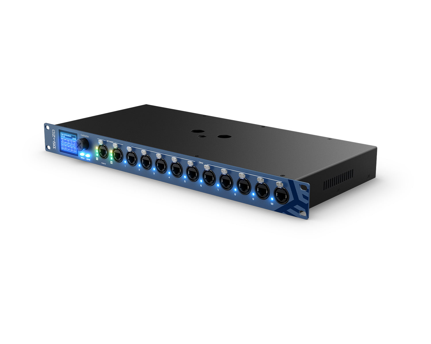 CHSGN10R - ChamSys GeNetix GN10R 10 Port RDM RJ45 DMX In or Out 1U Image 3