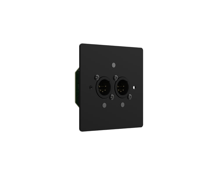 CHSGW21UK - ChamSys GeNetix GW2I PoE Wall Mount Node 2x DMX In Ports UK Backbox Image 2