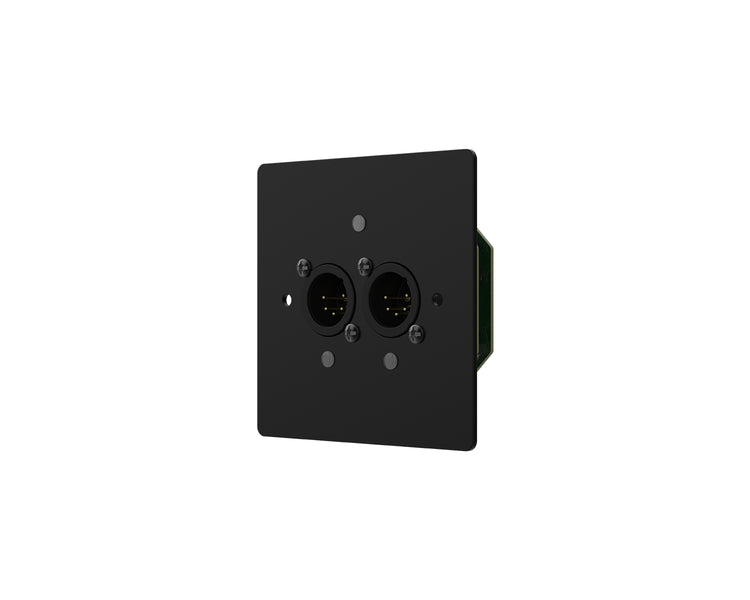 CHSGW21UK - ChamSys GeNetix GW2I PoE Wall Mount Node 2x DMX In Ports UK Backbox Image 3