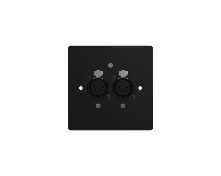 CHSGW2OUK - ChamSys GeNetix GW2O PoE Wall Mount Node 2x DMX Out Ports UK Backbox Image 2