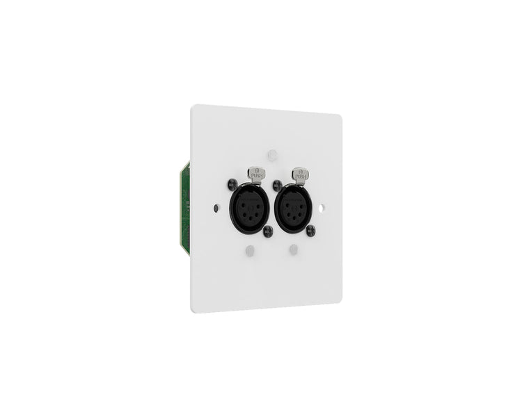 CHSGW2OUK - ChamSys GeNetix GW2O PoE Wall Mount Node 2x DMX Out Ports UK Backbox Image 3