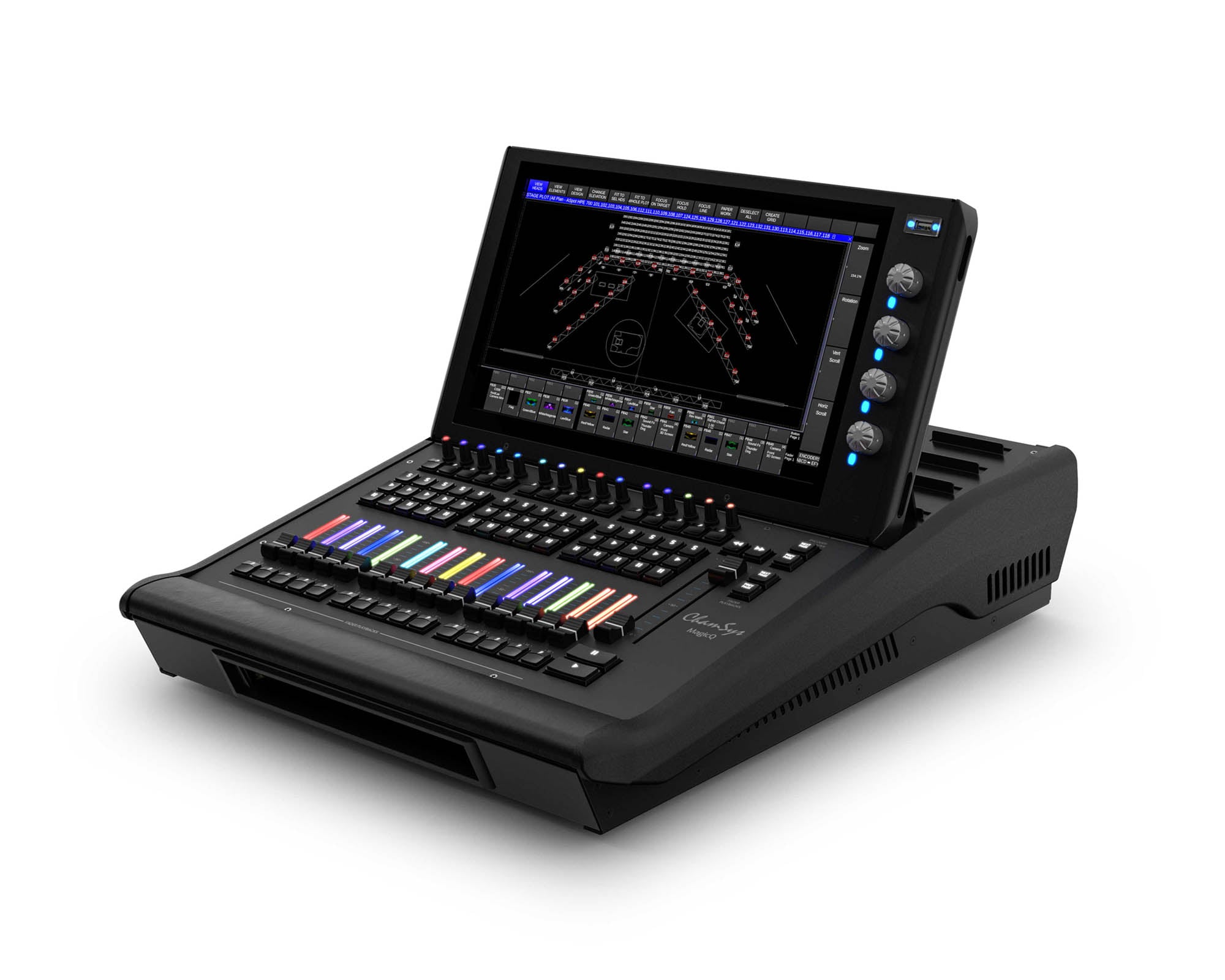 CHSMQ500MSW - ChamSys MagicQ MQ500M Stadium Wing Console for 30 Extra Playbacks Image 2