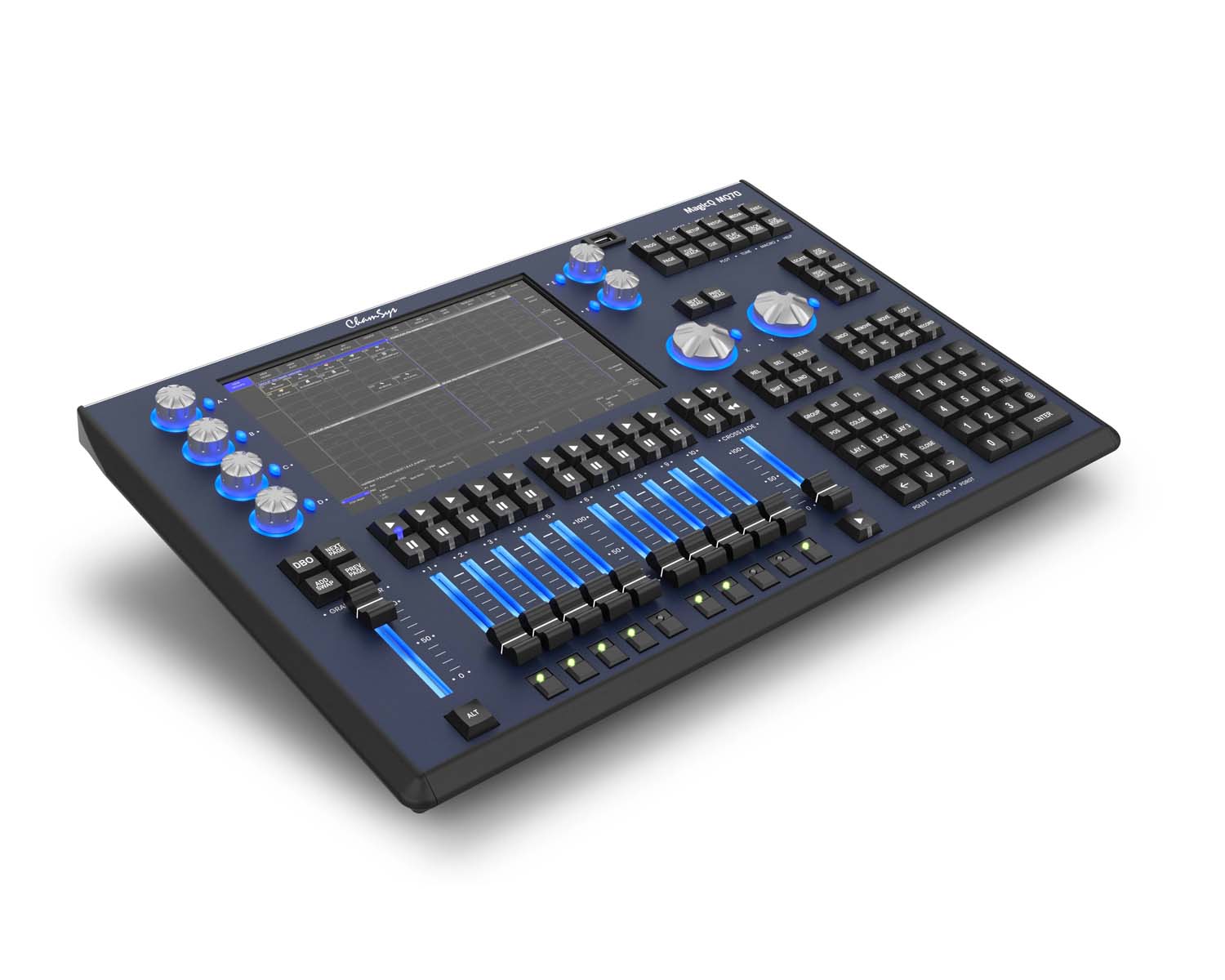 CHSMQ70 - ChamSys MagicQ MQ70 24 Universe Compact Lighting Control Console Image 1