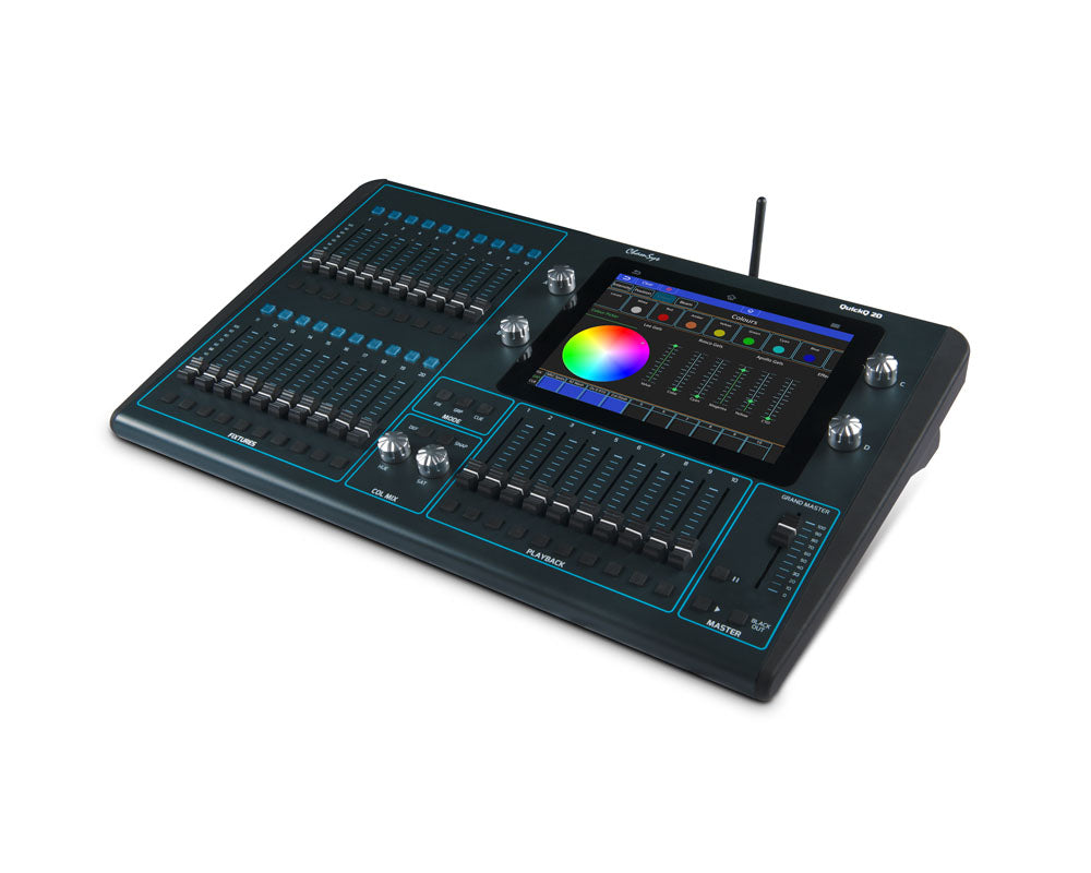 CHSQQ20 - ChamSys QuickQ20  2 Universe Touchscreen Lighting Control Console Image 3