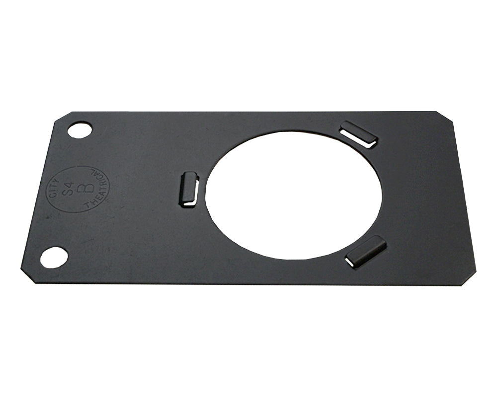 CITGHBTMS4 - City Theatrical Type B Metal Gobo Tabbed Holder for ETC Source Four Image 1