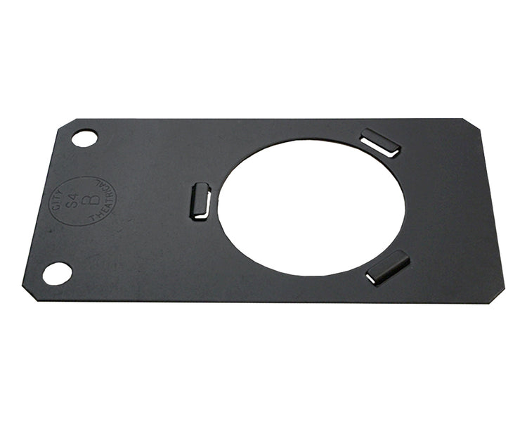 CITGHBTMS4 - City Theatrical Type B Metal Gobo Tabbed Holder for ETC Source Four Image 1