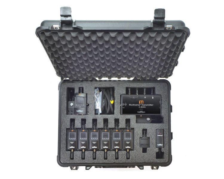 CITMVSTKIT - City Theatrical Multiverse Studio Kit 1x Transmitter and 6x Receivers 2.4GHz Image 1
