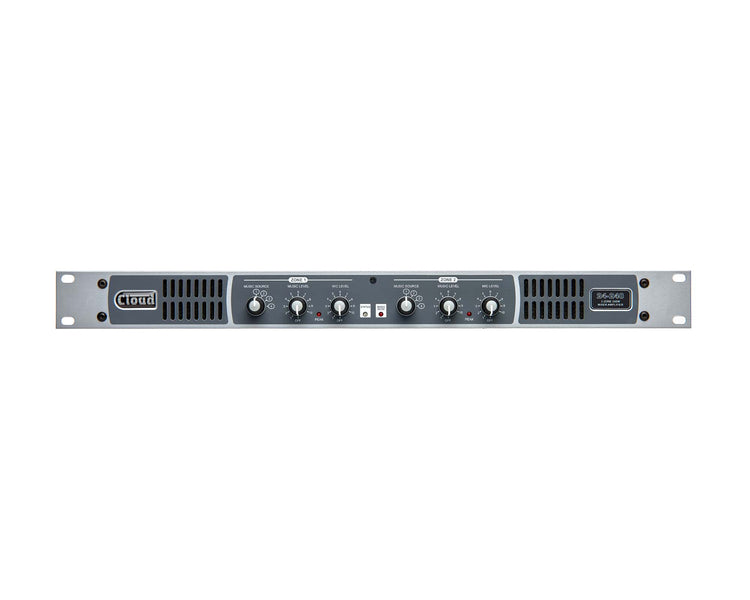 CLO24240 - Cloud 24 240 2 Zone Mixer Amplifier 5 Input 2x240W 4 or 8ohm 100V RS232 1U Image 1