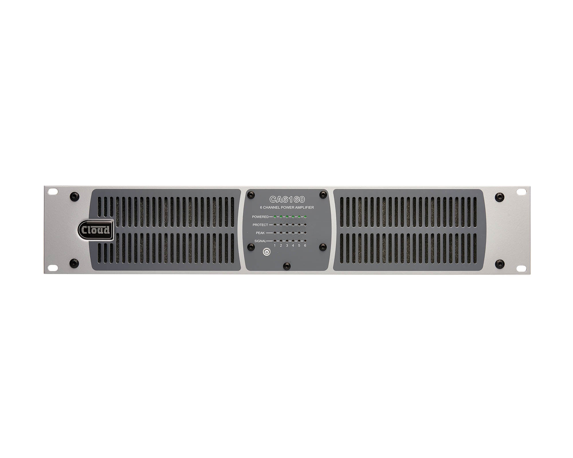 CLOCA6160 - Cloud CA6160 Auto Power Sharing Amplifier 4ohm or 8ohm 100V 6x160W 2U Image 1