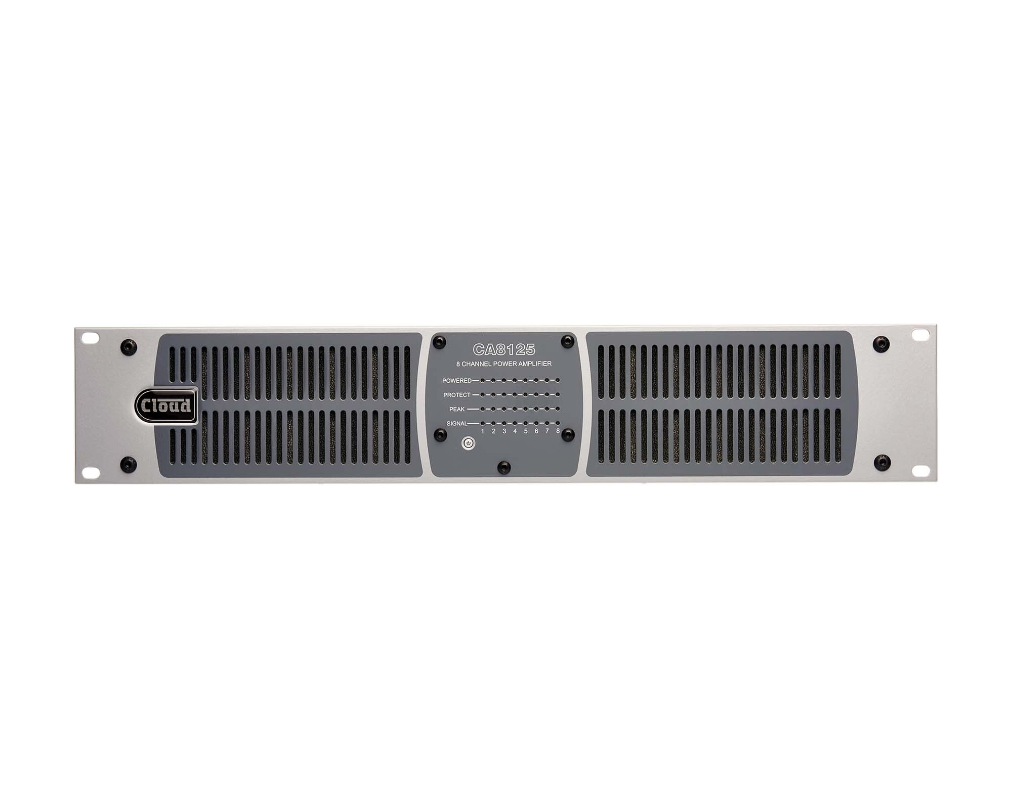 CLOCA8125 - Cloud CA8125 Auto Power Sharing Amplifier 4ohm or 8ohm 100V 8x125W 2U Image 1