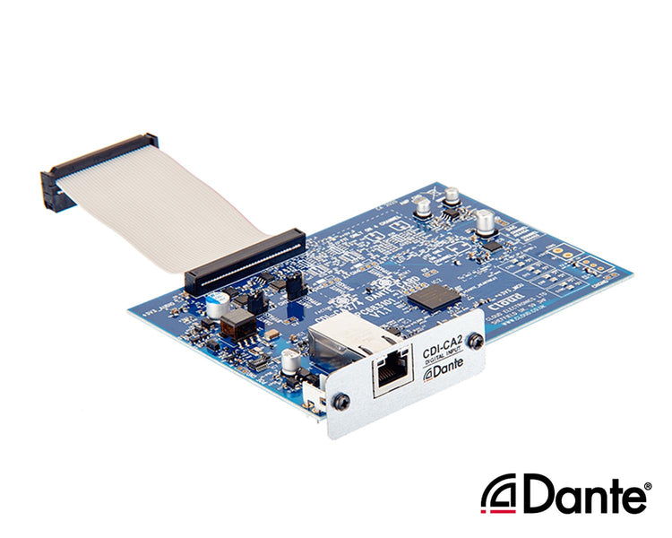 CLOCDICA2 - Cloud CDI CA2 Optional Dante Card for CA2250 or CA2500 Amplifiers Image 1