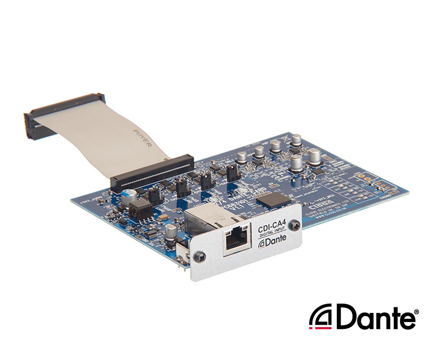 CLOCDICA4 - Cloud CDI CA4 Optional Dante Card for CA4250 Amplifiers Image 1
