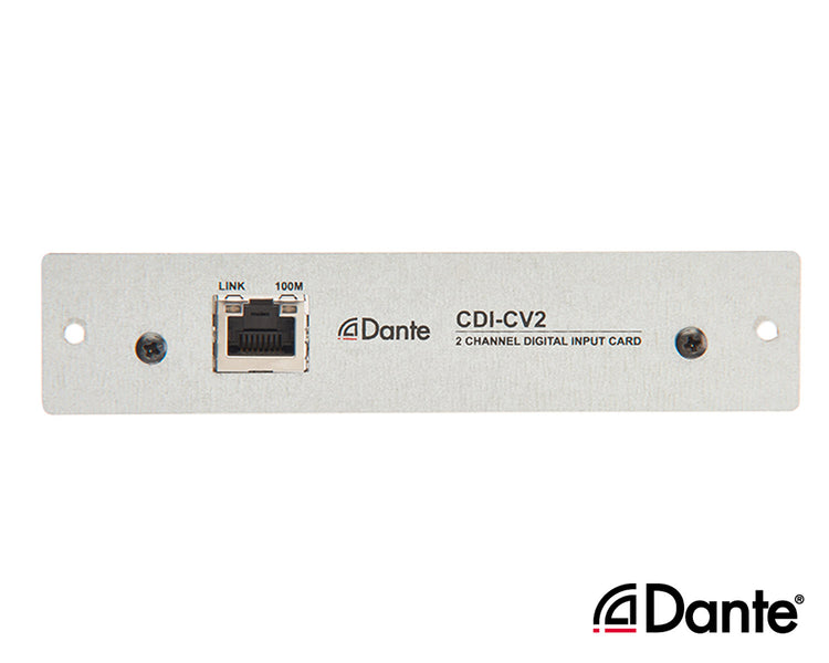 CLOCDICV2 - Cloud CDI CV2 2Ch Dante Card for CV2500 or CV4250 or CV8125 Amplifiers Image 2