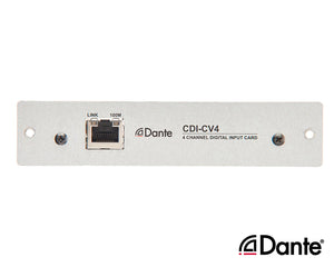 CLOCDICV4 - Cloud CDI CV4 4Ch Dante Card for CV2500 or CV4250 or CV8125 Amplifiers Image 2