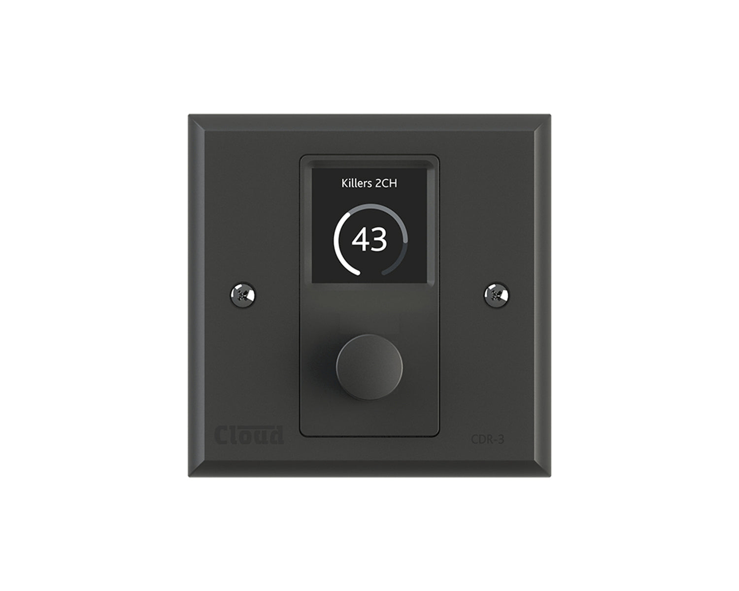 CLOCDR3B - Cloud CDR 3B Ethernet Digital Wall Plate Controller for CXA Black Image 1