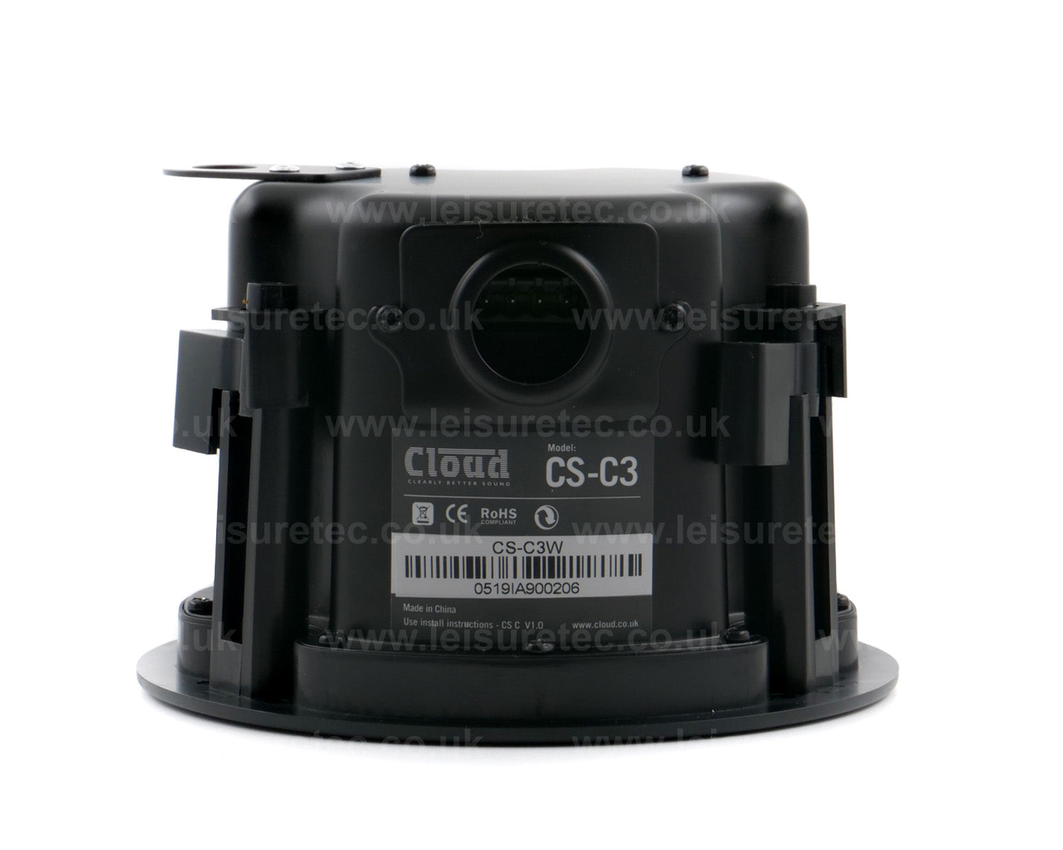 CLOCSC3B - Cloud CS C3B Black 3inch 2 Way Metal Enclosed Ceiling Speaker 100V or 16ohm Image 7