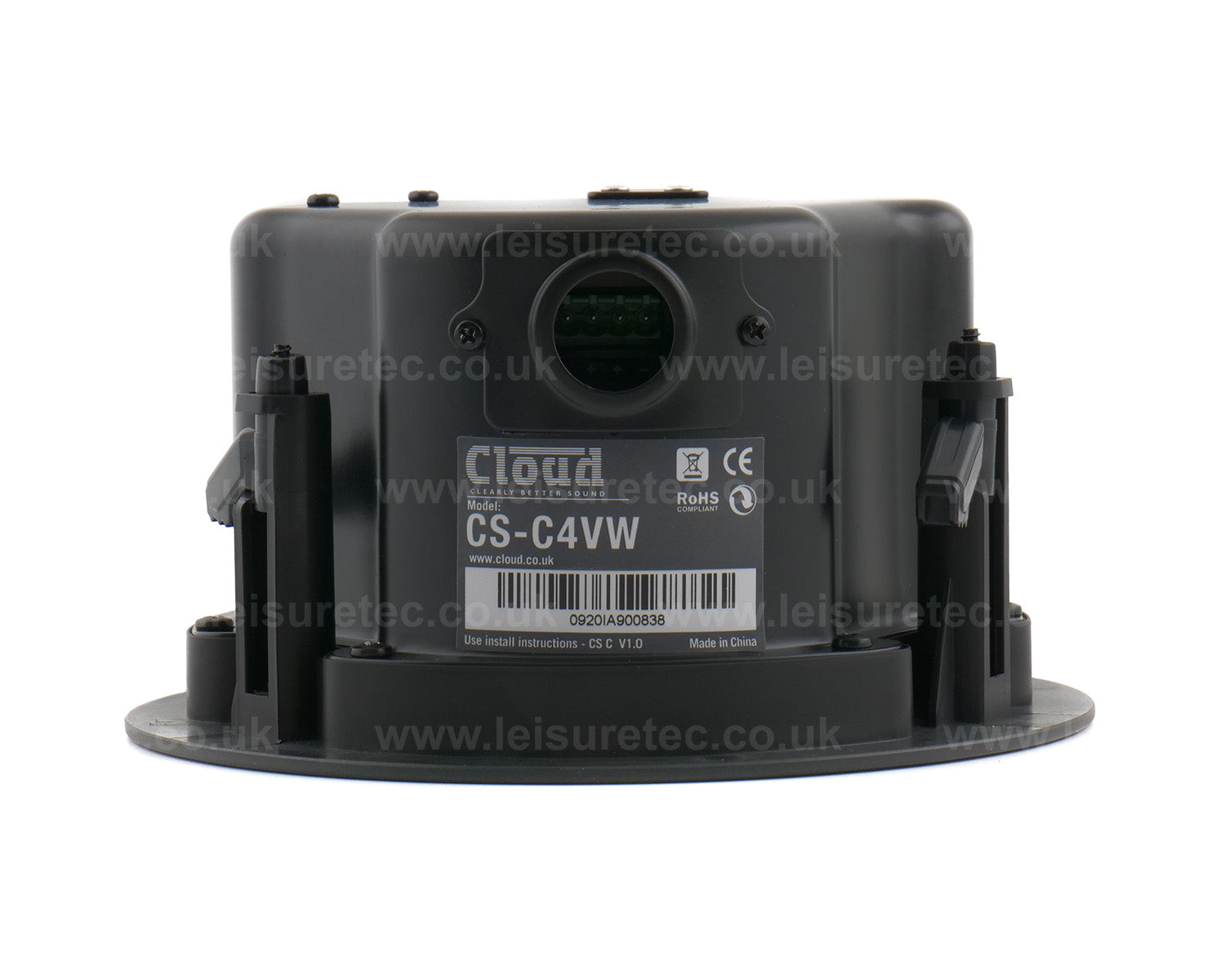 CLOCSC4VB - Cloud CS C4VB Black 4inch Metal Enclosed Ceiling Speaker 100V or 16ohm Image 5