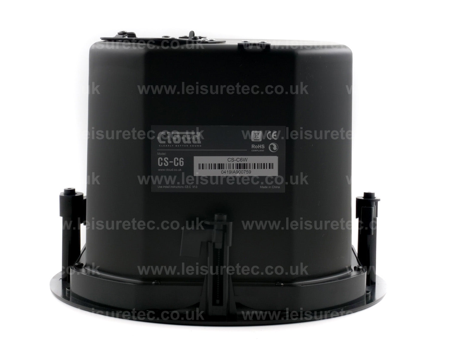 CLOCSC6B - Cloud CS C6B Black 6inch 2 Way Metal Enclosed Ceiling Speaker 100V or 16ohm Image 7