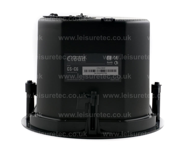 CLOCSC6B - Cloud CS C6B Black 6inch 2 Way Metal Enclosed Ceiling Speaker 100V or 16ohm Image 7