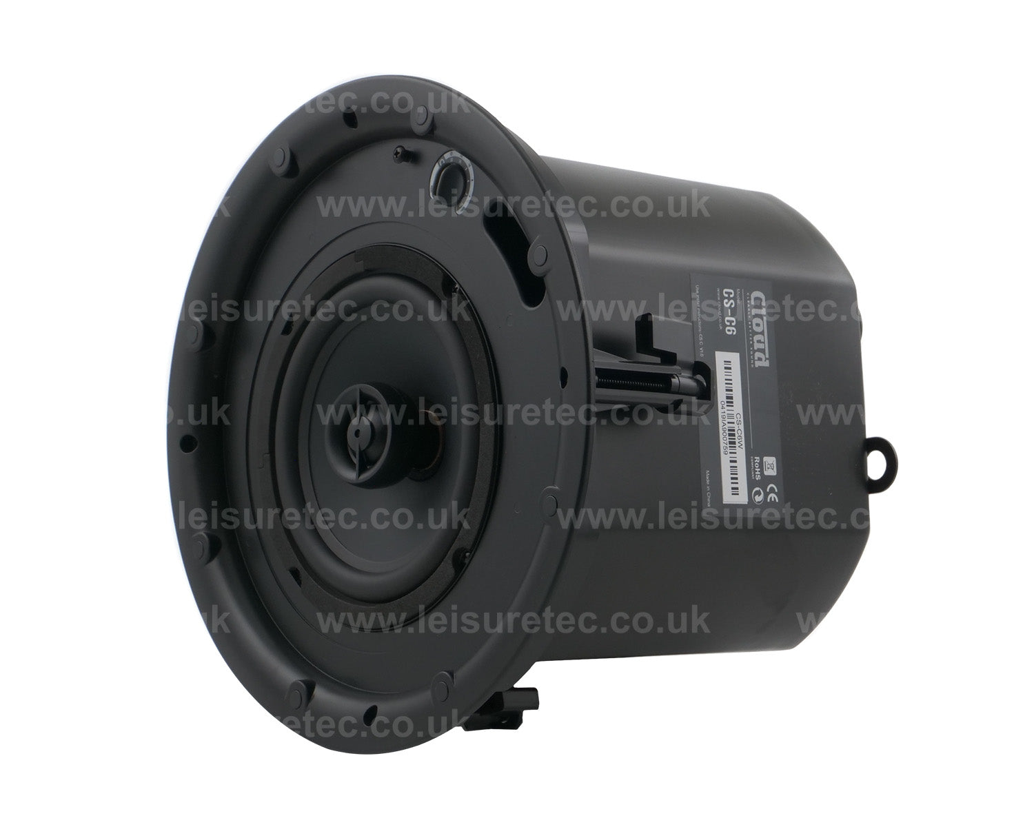 CLOCSC6W - Cloud CS C6W White 6inch 2 Way Metal Enclosed Ceiling Speaker 100V or 16ohm Image 4