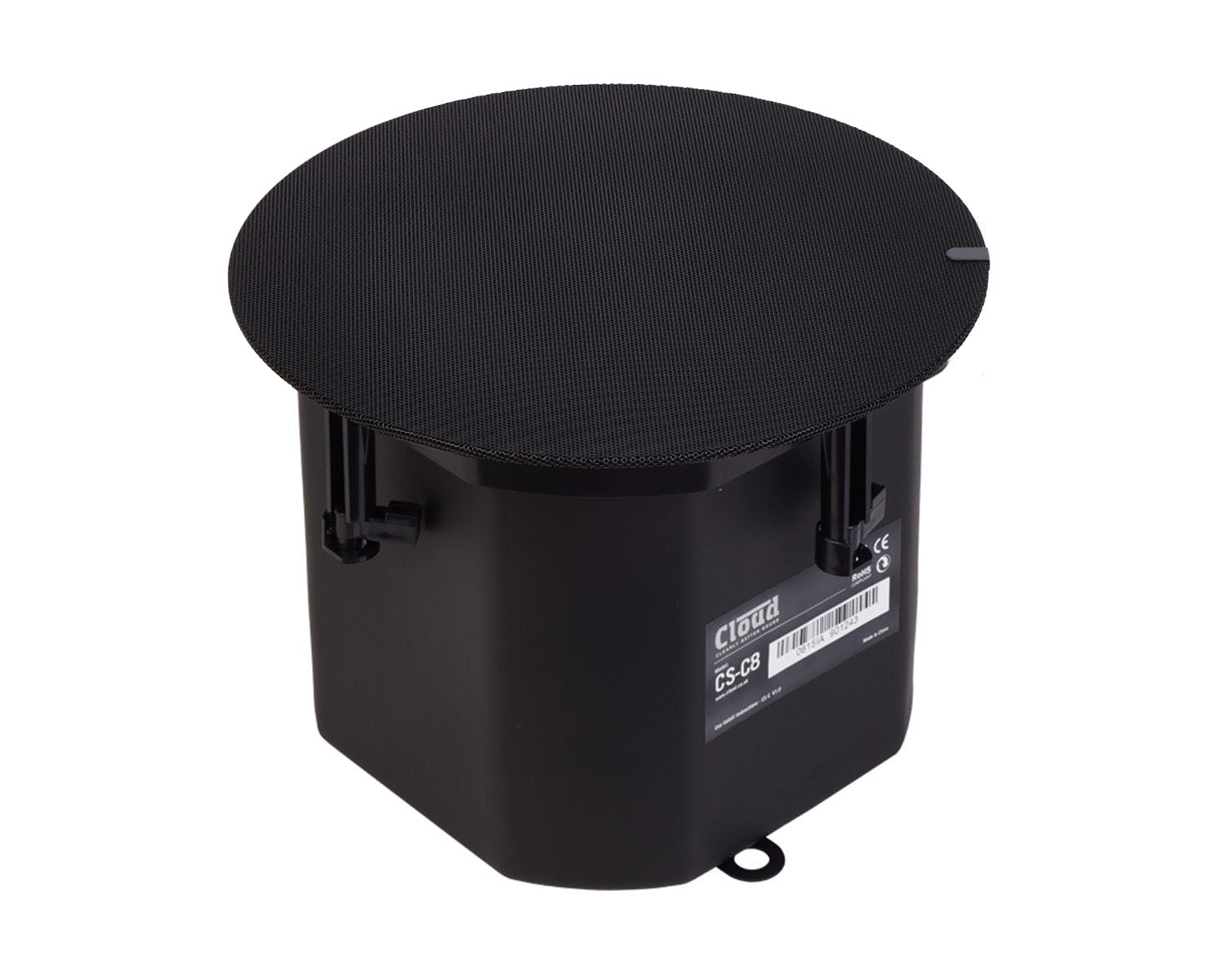 CLOCSC8B - Cloud CS C8B Black 8inch 2 Way Metal Enclosed Ceiling Speaker 100V or 16ohm Image 1