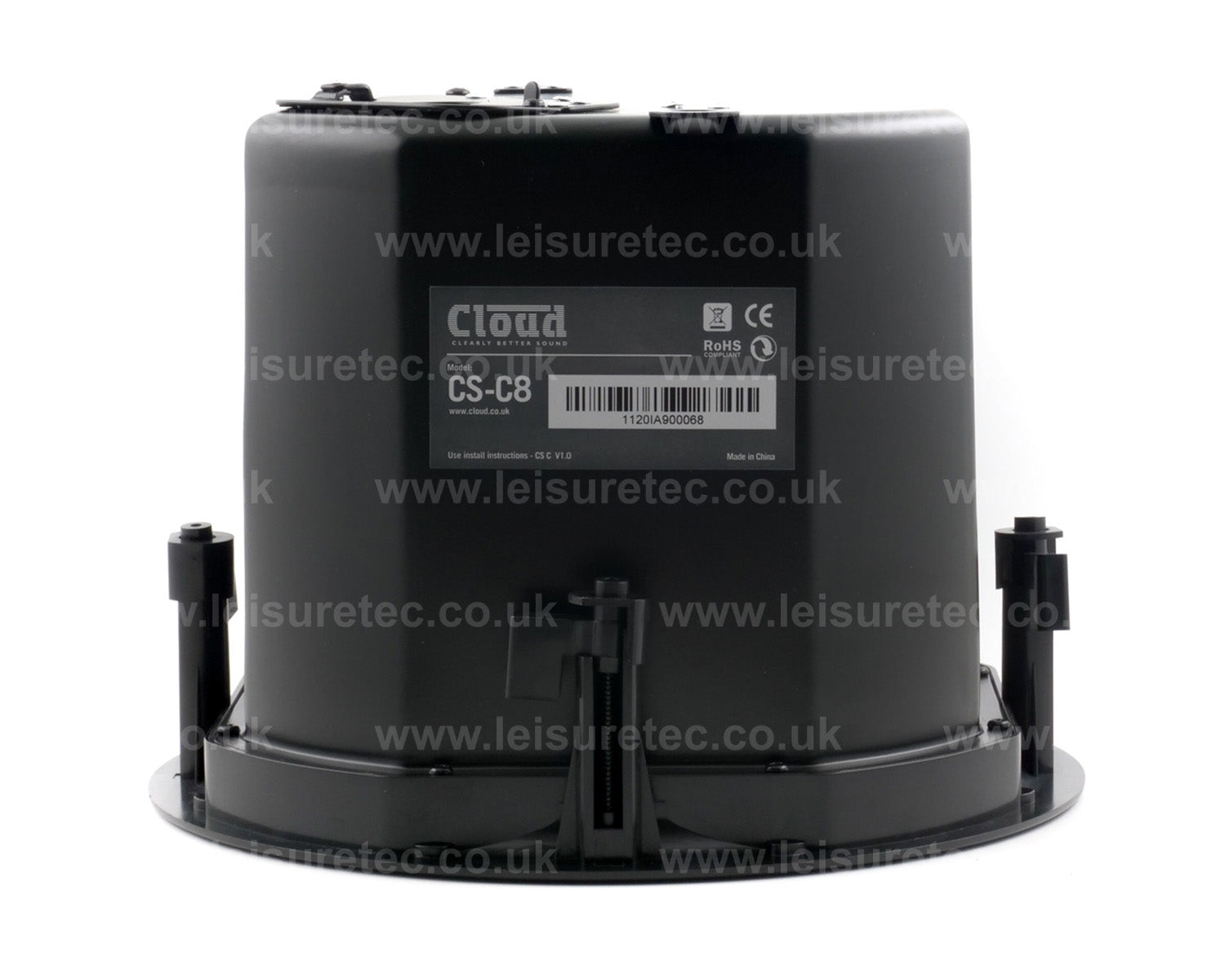 CLOCSC8B - Cloud CS C8B Black 8inch 2 Way Metal Enclosed Ceiling Speaker 100V or 16ohm Image 7