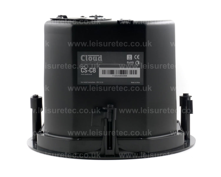 CLOCSC8B - Cloud CS C8B Black 8inch 2 Way Metal Enclosed Ceiling Speaker 100V or 16ohm Image 7