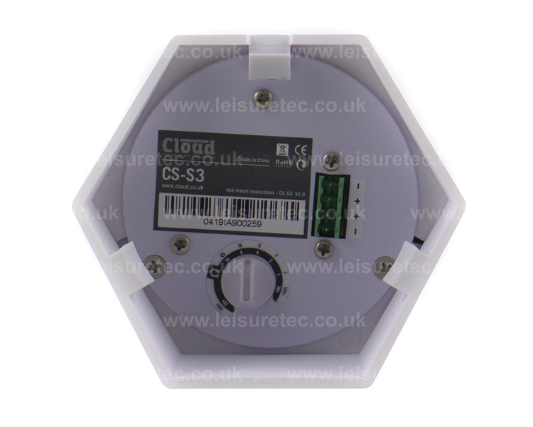 CLOCSS3W - Cloud CS S3W 3inch 2 Way Wall Speaker With U Bracket 100V or 16ohm White Image 6