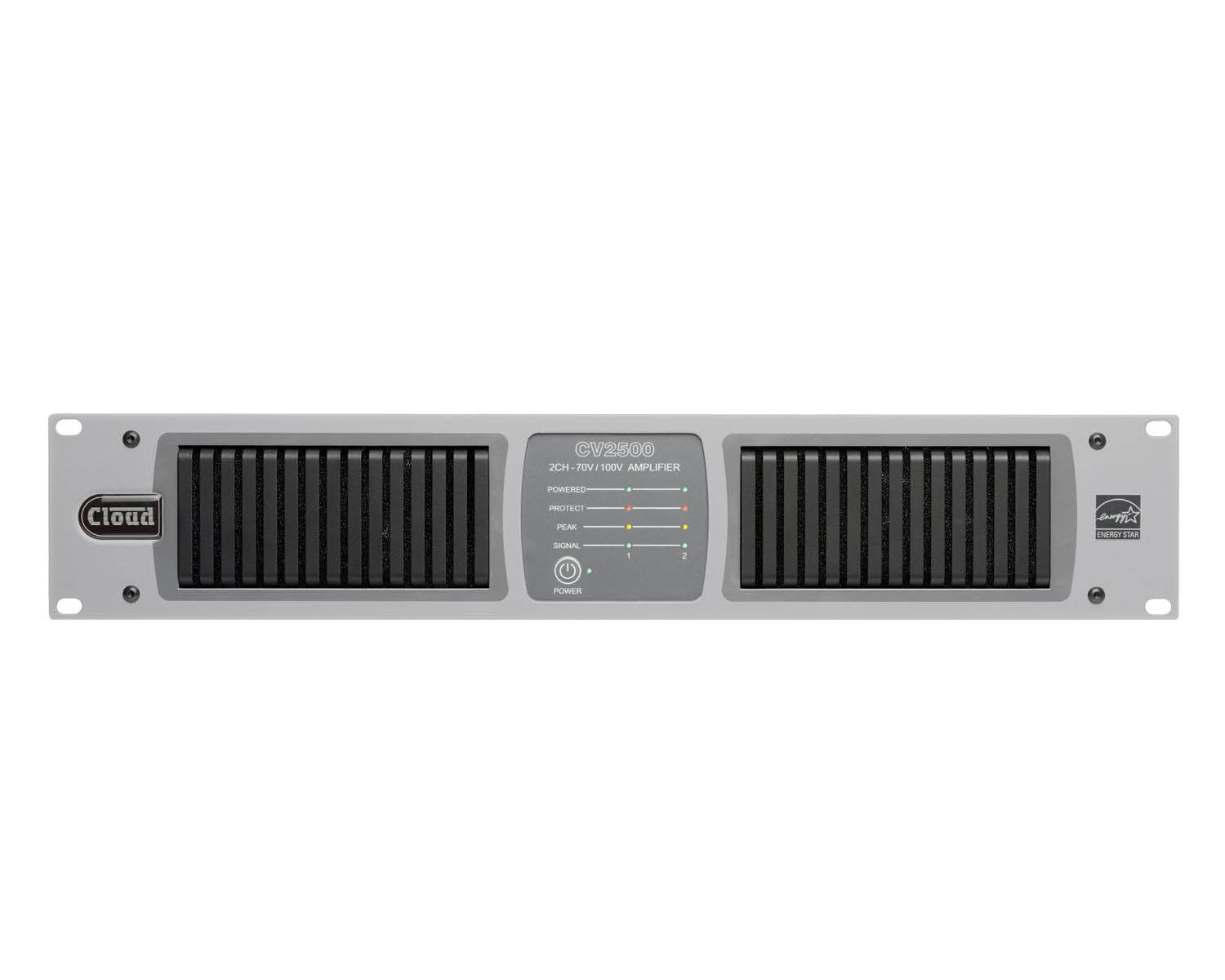 CLOCV2500 - Cloud CV2500 Energy Star Compliant Digital Amp with DSP 2x500W 100V 2U Image 1
