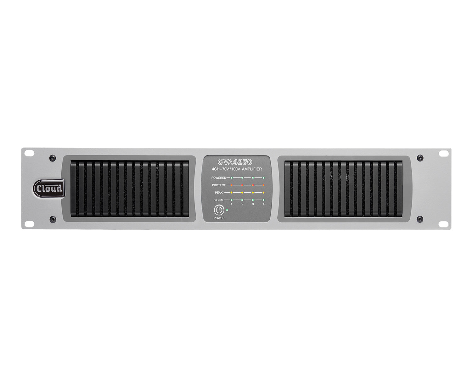 CLOCVA4250 - Cloud CVA4250 Energy Efficient Power Amp with DSP 4x250W LowZ or 100V 2U Image 1