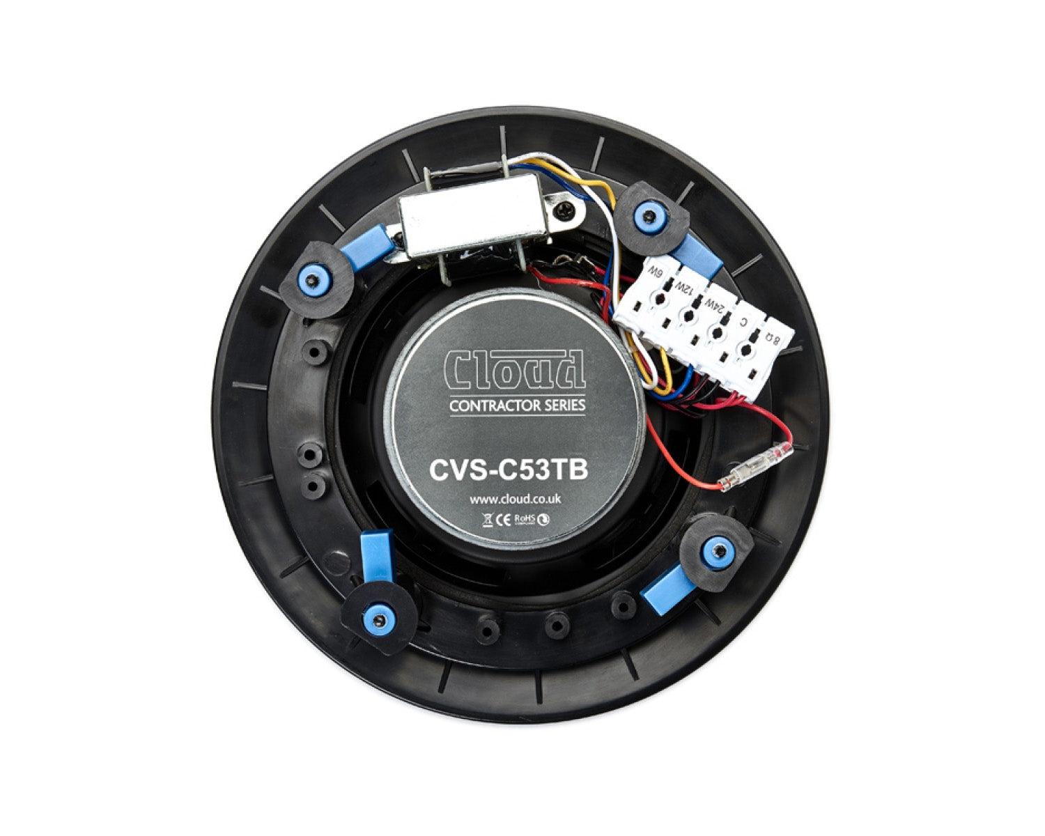 CLOCVSC53TB - Cloud Contractor CVS C53TB 5.25inch 2 Way Ceiling Speaker 40W 8ohm or 24W 100V Black Image 2