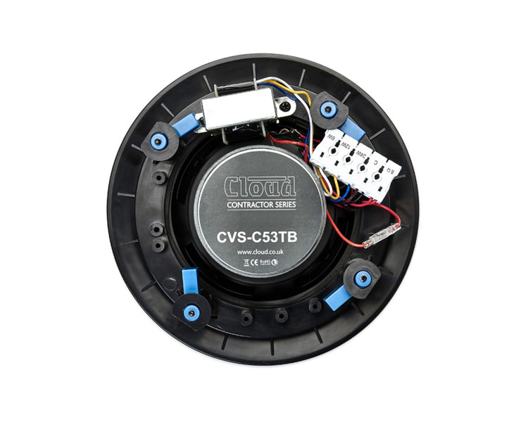 CLOCVSC53TB - Cloud Contractor CVS C53TB 5.25inch 2 Way Ceiling Speaker 40W 8ohm or 24W 100V Black Image 2