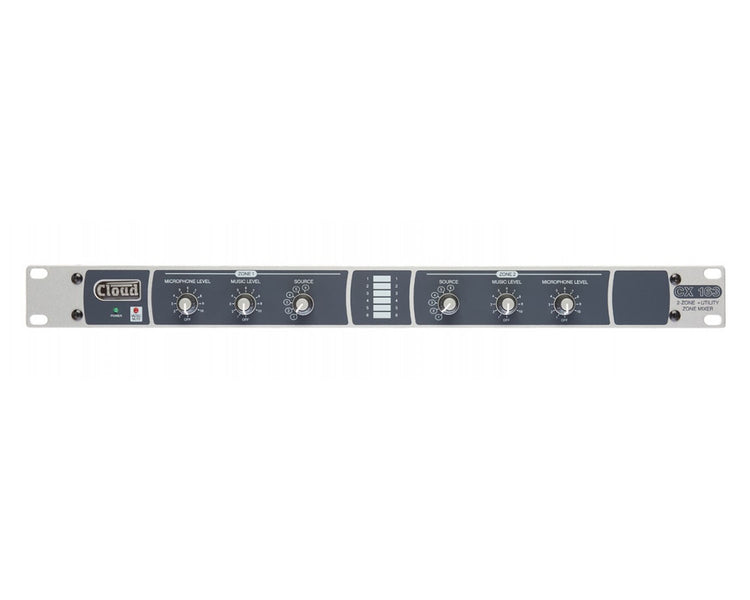 CLOCX163 - Cloud CX163 2 Zone and Utility 6 Line or 1 Mic Input Stereo Mixer 1U  Image 1