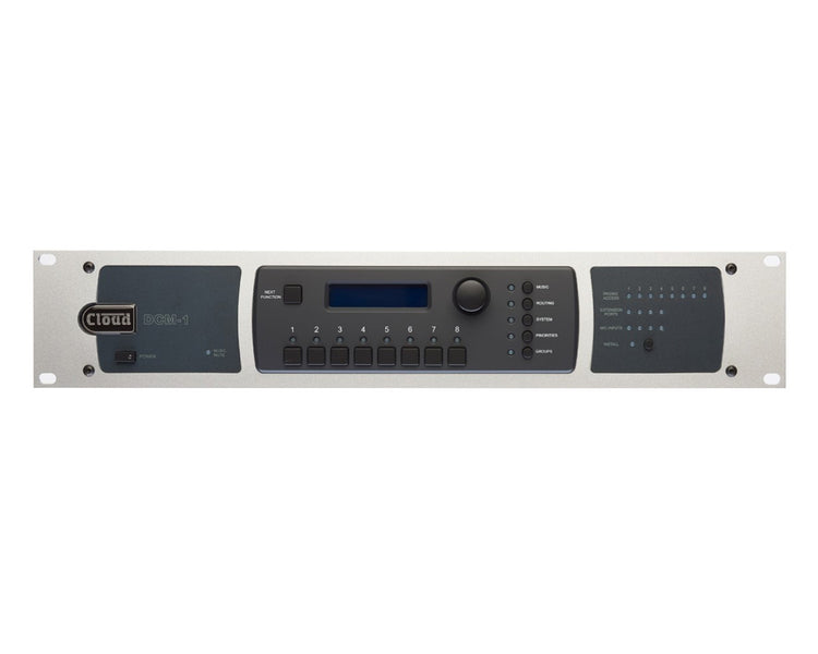 CLODCM1 - Cloud DCM1 Digital 8 Zone Mixer with 8 Line and 8 Mic Inputs 2U Image 2