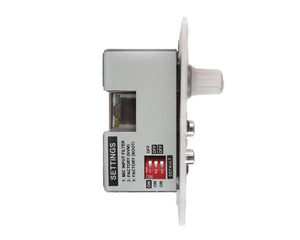 CLODLM1W - Cloud DLM 1W DANTE Remote Line or Mic Active Input Wall Plate White Image 3