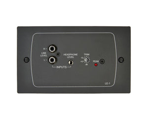 CLOLE1B - Cloud LE 1B Line Level Active Stereo Input Plate for DCM1 or DCM1e Black Image 1