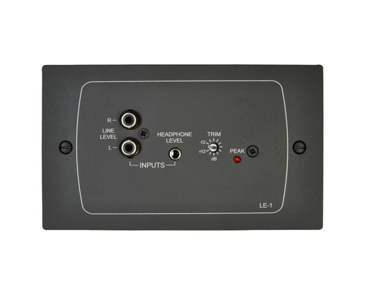 CLOLE1B - Cloud LE 1B Line Level Active Stereo Input Plate for DCM1 or DCM1e Black Image 1