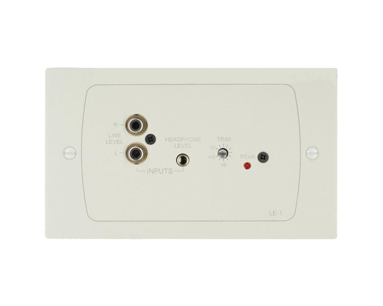 CLOLE1W - Cloud LE 1W Line Level Active Stereo Input Plate for DCM1 or DCM1e White Image 1
