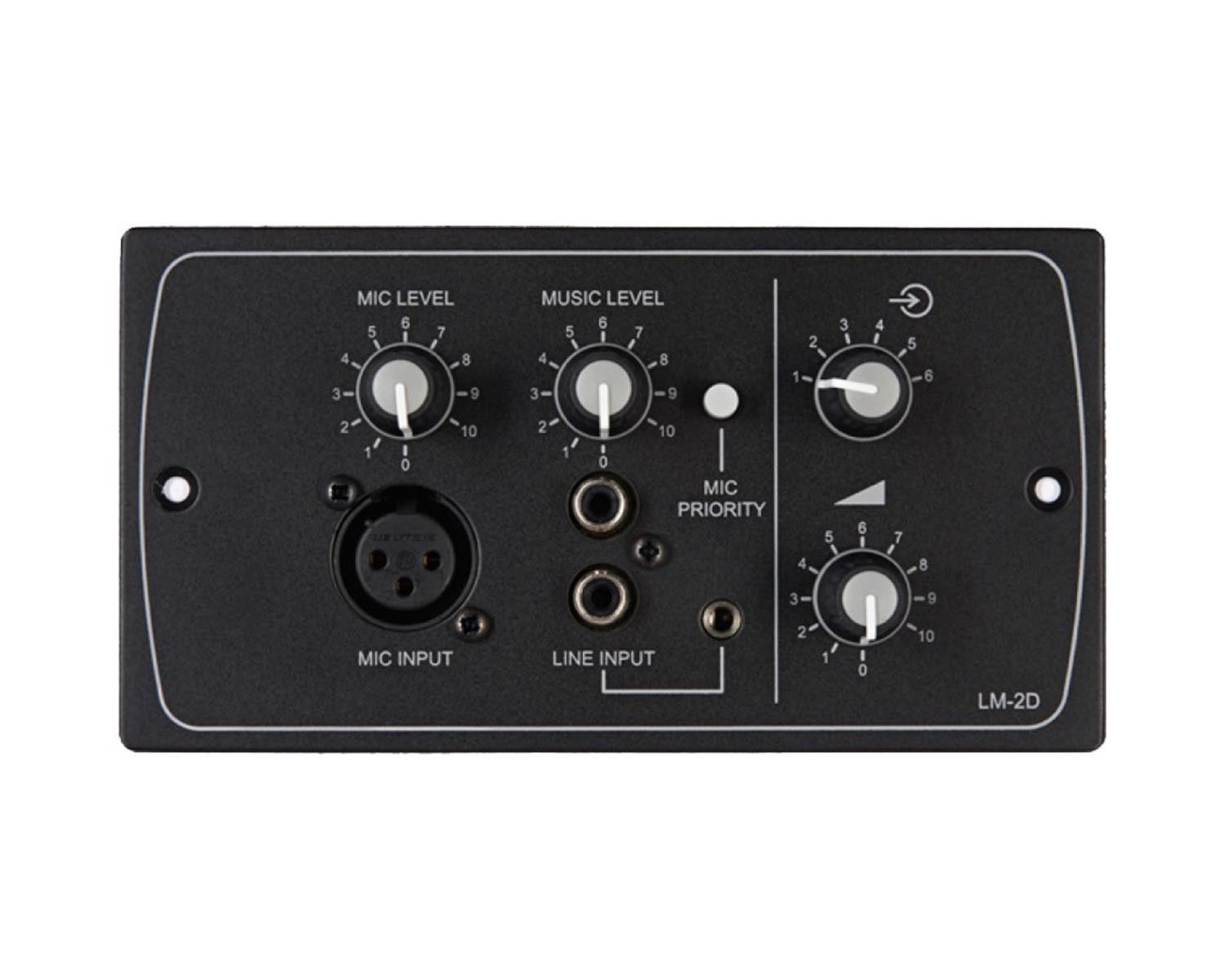 CLOLM2B - Cloud LM 2B Line or Mic or Remote Active Input Plate (use RJ45 and FPA 1) Black Image 1