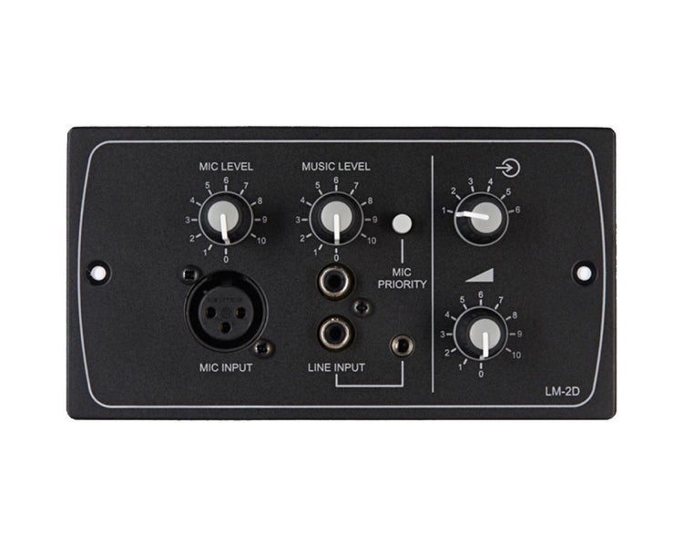 CLOLM2B - Cloud LM 2B Line or Mic or Remote Active Input Plate (use RJ45 and FPA 1) Black Image 1