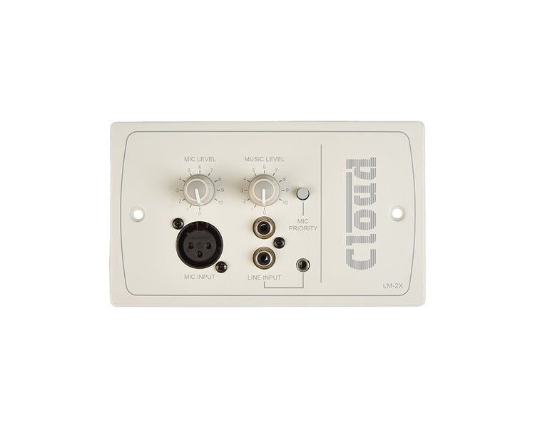 CLOLM2XW - Cloud LM 2XBW Line or Mic or Remote Active Input Plate (use RJ45 and FPA 1) White Image 1